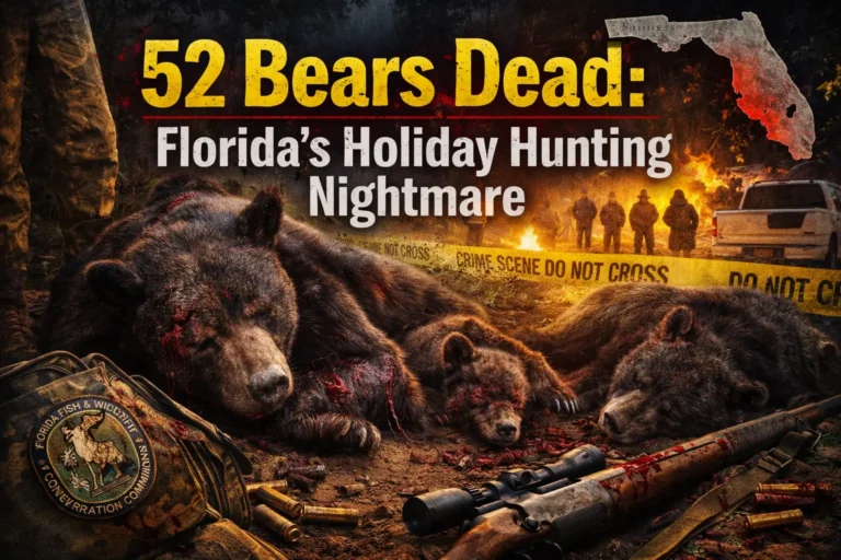 52 Bears Dead Florida's Holiday Hunting Nightmare