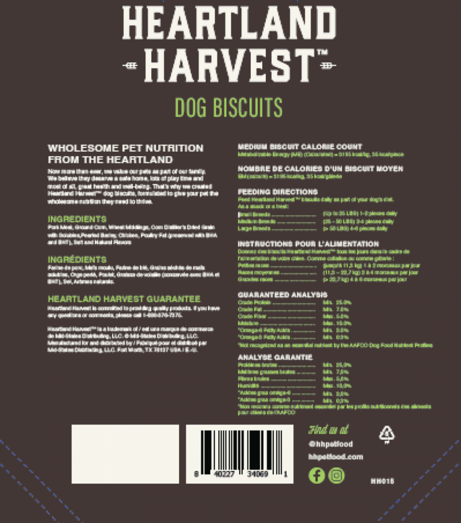 Image of Dog Biscuits by Heartland Harvest