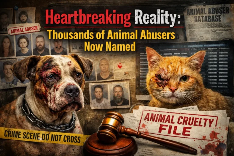 Heartbreaking Reality Thousands of Animal Abusers Now Named
