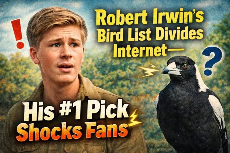 Robert Irwin's Bird List Divides Internet—His #1 Pick Shocks Fans