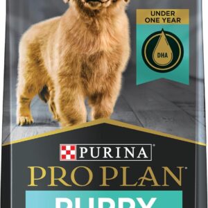 Purina Pro Plan High Protein Dry Puppy Food, Chicken & Rice Formula — 18 lb. Bag | DHA for Brain & Vision, Real Chicken #1 Ingredient